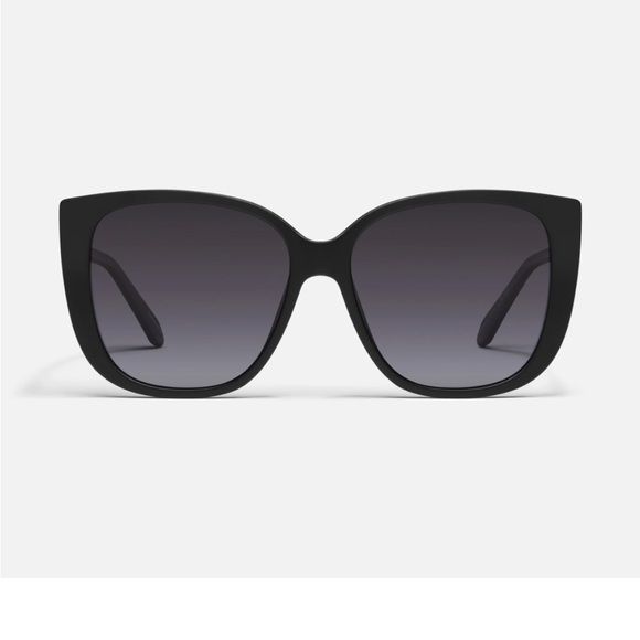 Quay Australia Black Sunglasses "Ever After Matte black frame polarized" - Picture 1 of 3